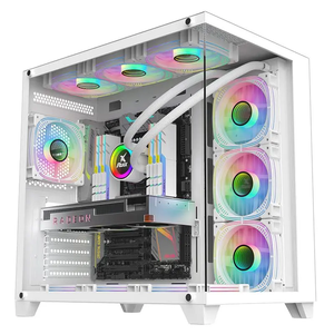 Boîtier PC Gaming Phanteks Evolv Mid Tower de pointe, nouveau, avec support EATX ATX, verre treillis sur trois côtés, design ARGB et interface riche, directement de l'usine. - Product Image 2