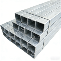 Usine chinoise de tuyaux galvanisés à chaud fournit des tuyaux carrés galvanisés à chaud à haute teneur en zinc