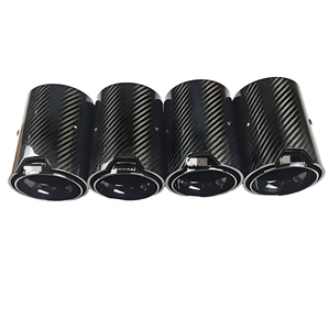 Puntas de silenciador de escape de fibra de carbono <span class=keywords><strong>M</strong></span> <span class=keywords><strong>Performance</strong></span> para <span class=keywords><strong>BMW</strong></span> 2 3 4 5 6 acero al carbono con LOGO <span class=keywords><strong>M</strong></span> Compatible con el modelo <span class=keywords><strong>BMW</strong></span> M3 - Product Image 1