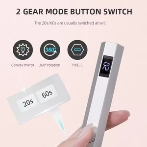 Quick-drying Nail Dryer for Nails Gel Professional Handheld Manicure Lamp With Stand 3W Portable Mini UV LED Nail Lamp - Product Image 5
