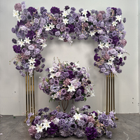 Décorations d'événement fleurs arrangement floral artificiel bleu décor de fleurs de mariage
