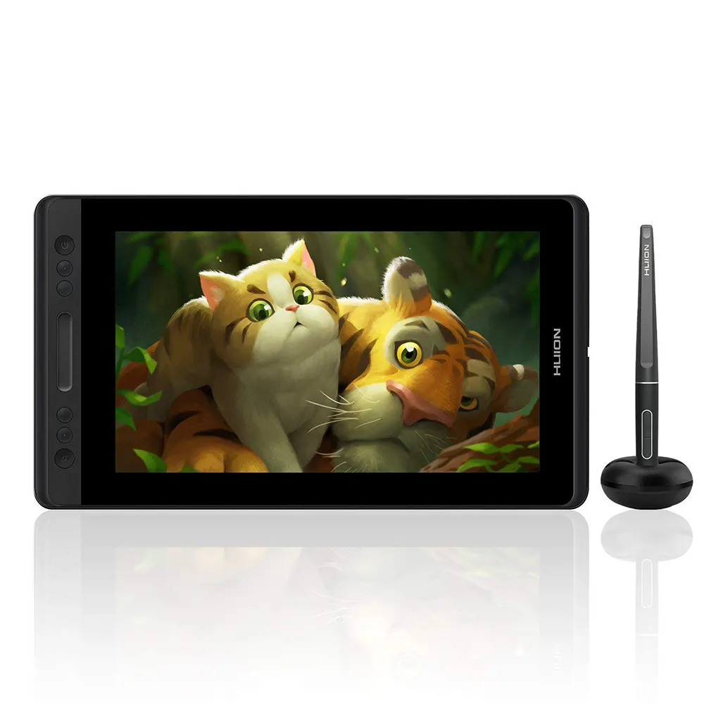 HUION-KAMVAS Pro 13 Caneta Display para Desenho, Monitor AG, Tablet Digital, Função de Inclinação