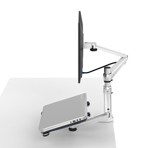 UPERGO Laptop LCD Monitor Mount with Arm 17-32 inch Monitor Holder Mount rack monitor laptop stand