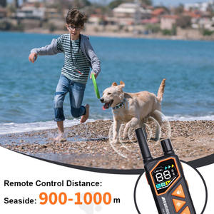 स्मार्ट थाई कुत्ता झटका कॉलर 3300फीट नियंत्रण दूरी ip7 वाटरप्रूफ प्रशिक्षण कॉलर 3 प्रशिक्षण मोड कुत्ते छाल नियंत्रण - Product Image 6