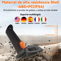 Escáner de Código de Barras Inalámbrico 3 en 1 con Bluetooth 2.4G, Lector de Código de Barras de Alta Velocidad 1D/2D para Hotel/Logística, BWHS25L