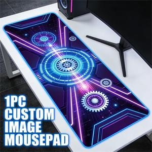 Alfombrilla de Ratón XXL Personalizada con Logotipo, Alfombrilla Grande para Ratón con Borde Cosido Antideslizante, Alfombrilla Larga para Teclado de Computadora - Product Image 3