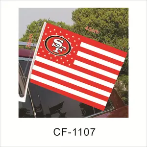 कस्टम एनएफएल झंडा पॉलिएस्टर झंडे मुद्रण लास वेगास ओकलैंड हमलावरों एनएफएल झंडा 3x5