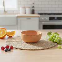 Vente directe d'usine, bol japonais en bois de hêtre pour salade, fruits, soupe, nouilles, pâte, logo personnalisé, fait main, écologique, durable