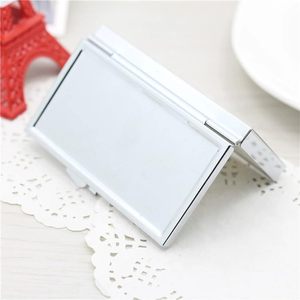 SCCFMM 20 pièces Boîte à pilules rectangulaire à 3 compartiments en métal pour sublimation, étui à médicaments portable à imprimer soi-même pour poche ou sac à main - Product Image 5