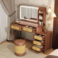 Meubles de chambre à coucher intelligents, modernes, simples, multifonctionnels, coiffeuse, table de maquillage, armoire latérale