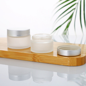 Wholesale Multi-style <b>Glass</b> Cream Bottle Thick Material Design Simple Cosmetic sealed <b>Packaging</b> <b>Glass</b> Jar - Product Image 2
