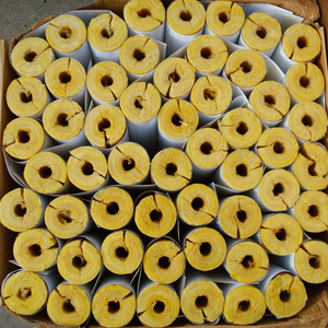 Materiali Isolanti ad Alte Prestazioni per Sistemi di <span class=keywords><strong>Riscaldamento</strong></span> e Raffreddamento 64kg/m3 25mm Tubi Isolati Industrialmente per Vapore Lana di Vetro - Product Image 5