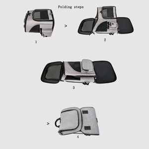 Mochila para gatos al por mayor, expandible, transpirable, de malla, plegable, para perros pequeños, para senderismo, camping, viajes al aire libre - Product Image 5