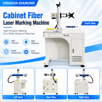 Industrielle Desktop-Faserlaser-Markiermaschine für Schmuck, Uhren, Formen und Metallgravur, Schrankausführung mit Präzisionshebung