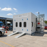 Four de séchage de peinture de cabine de pulvérisation de voiture de courant descendant de chauffage électrique d'OBC avec le dessiccateur infrarouge