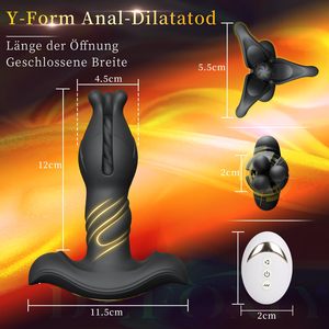 Vibratore Anale a Farfalla con Funzione di Espansione e Spinta, Giocattolo Sessuale <span class=keywords><strong>per</strong></span> Stimolazione Prostatica Maschile - Product Image 6