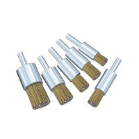 Brosses métalliques industrielles personnalisées en acier spécial avec manche en acier inoxydable pour le nettoyage et le polissage, modèle 099, support OEM