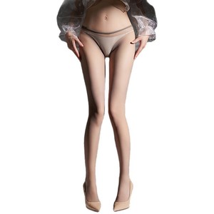 Collants en velours ultra-mince pour femmes 0.8CM collants ouverts sans couture Sexy charnu transparent taille basse <span class=keywords><strong>bas</strong></span> Compression pour l'été - Product Image 6