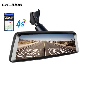 Car Dvr Dual Dash Cam Wifi High Resolution Front and Inside Dual Cameras G-sensor GPS Tracker Black Box HD 1080P 4G IPS A9 2.45"