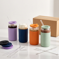 Verres personnalisés en borosilicate de haute qualité, 400 ml, 450 ml, 500 ml, 600 ml, 700 ml, avec logo personnalisé sublimé, réutilisables, compatibles lave-vaisselle et micro-ondes