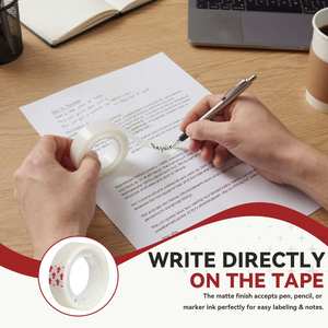 Ruban magique invisible pour corriger les erreurs de copie et de collage sans écrire à la main, idéal pour réparer les cartes de Noël et comme fournitures pour emballages cadeaux de fêtes - Product Image 6