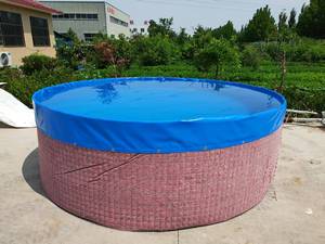 Lona de PVC de 7m3 hecha a medida para pecera, red de alambre, equipo agrícola para estanque de acuicultura para tratamiento de agua de tilapia Y CANGREJO - Product Image 3
