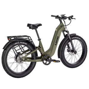 Bicicleta de Montaña 2X Carbon Step-Through con Suspensión Completa, 12 Velocidades, Ruedas de Aleación de Aluminio de 27.5 Pulgadas, Frenos de Disco Hidráulicos, Impermeable - Product Image 1