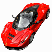 Diecast Model car 1:32 ferrary Rafa ultra carrera super car model con sonido y luz Pullback ornamento Modelo del coche
