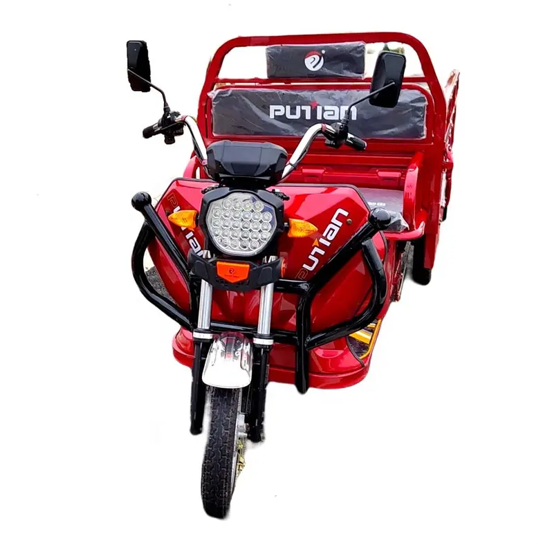Gute Qualität Dump 72 V 3 Rad Moped Autor ikscha Electric Cargo Dreirad Fahrrad 3 Rad für Erwachsene Auto-Rikscha
