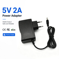 Adaptateur secteur certifié CE 5V 2A 10W, prise EU US UK, entrée 100-240V AC DC, alimentation à découpage pour éclairage LED, routeur, CCTV