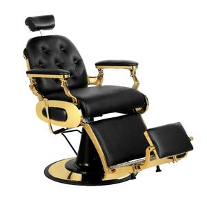 Modern salon mobilya siyah kuaförlük ekipmanı erkek kuaför berber koltuğu - Product Image 5