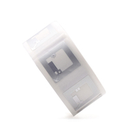 Étiquette adhésive RFID NFC programmable et imprimable sur mesure 35*35mm, étiquette intelligente pour hôtels, mini-étiquette 13.56MHz, fonctionnelle en mode humide/sec