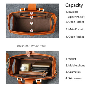 Luxury Vintage Leather Doctor Bag Ladies Business Tote Bag Handmade Retro Boston Bag Vegetable <strong>Tanned</strong> Leather <strong>Handbag</strong> for Women - Product Image 6