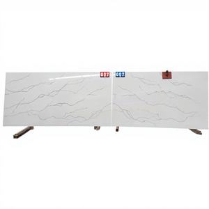 Piedra de Cuarzo Gris Ondulado 5061 Pulido de Lujo GOLDTOP para Mesas de Comedor Modernas, Pisos y Diseños de Paredes Decorativas - Product Image 1