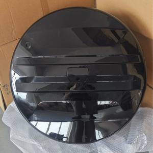 Housse <span class=keywords><strong>de</strong></span> <span class=keywords><strong>roue</strong></span> <span class=keywords><strong>de</strong></span> <span class=keywords><strong>secours</strong></span> arrière noire imperméable Chengwu pour BYD Yuan EV/PRO 2018-2023 en acier inoxydable + matériau ABS - Product Image 1