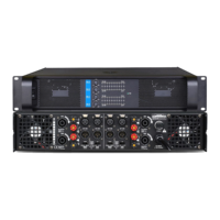 Amplificateur de puissance 4 canaux, un système audio professionnel 4*800W, adapté aux fêtes en intérieur/extérieur et aux concerts de rock.