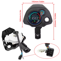 Harga Pabrik Terlaris Speedometer LED Motor 12V, Odometer, dan Tachometer Cocok untuk Honda Navi 110