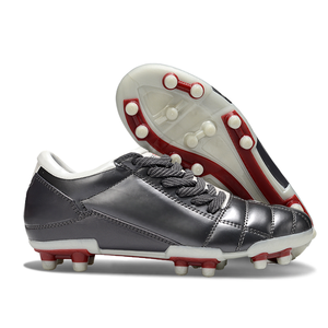 High Quality Custom Men's Soccer <b>Boots</b> Stretch Fabric Upper Rubber Midsole for Seasons Outdoor Football Training Shoes - Product Image 5
