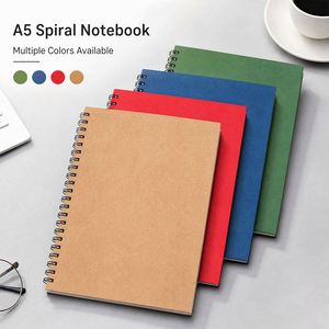 Cuadernos de Papel Kraft al por Mayor, Encuadernación en Espiral, Tapa Dura, Cuadernos Escolares y de Oficina, Cuadernos Escolares Personalizados al por Mayor - Product Image 2