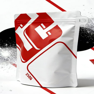 Sac d'emballage en plastique épais avec logo personnalisé, sachet en forme de nourriture, sachet à fermeture éclair pour noix, collations - Product Image 1