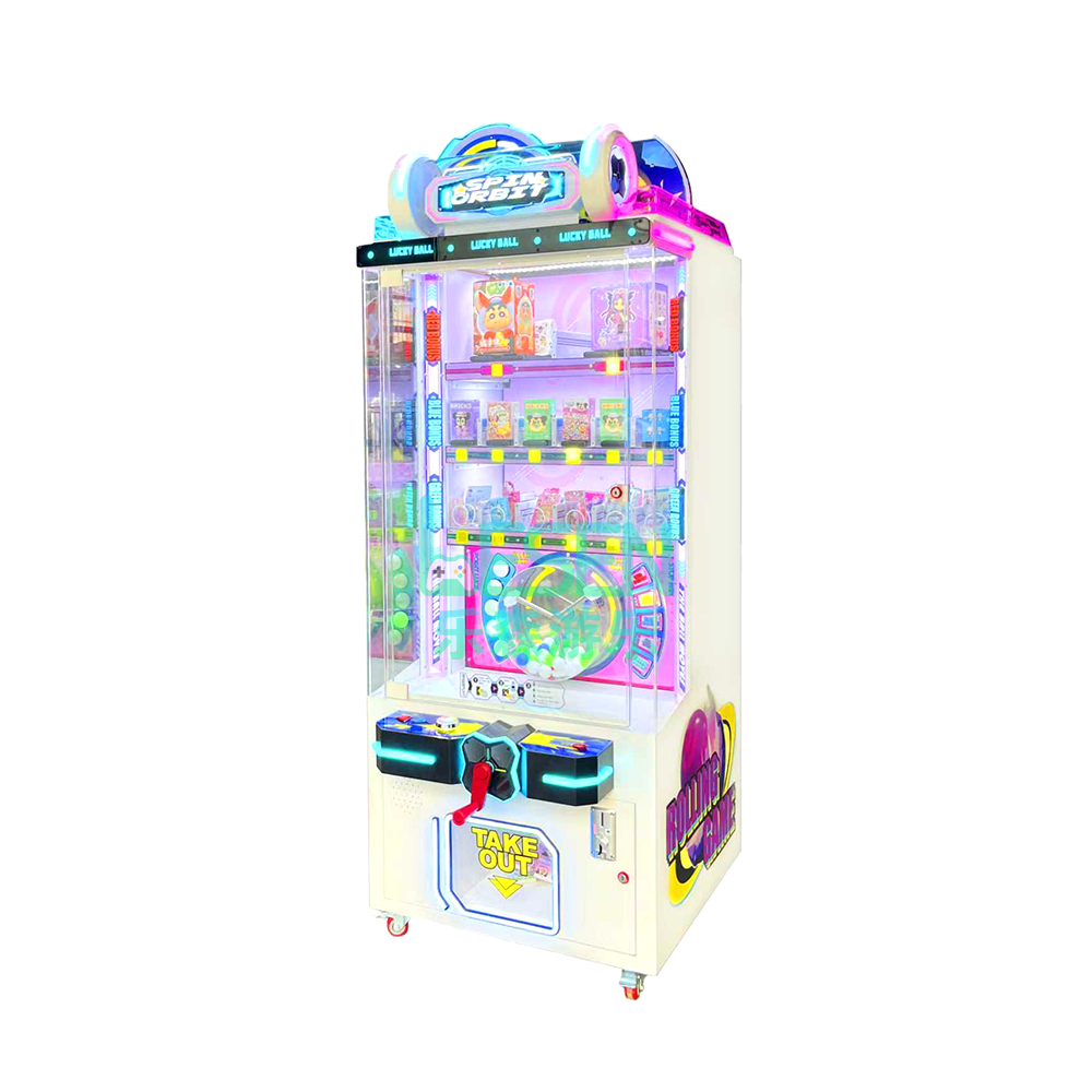 Game Center High ROI Spin Orbit Lucky Ball Arcade, 1 Player Commercial Coin Operated Prize Machine