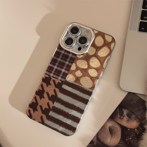 Custodia per telefono con stampa leopardata retrò stile americano per Apple <span class=keywords><strong>iPhone</strong></span> 17 16 15 Pro Max con copriobiettivo per <span class=keywords><strong>iPhone</strong></span> <span class=keywords><strong>14</strong></span> Flash Pink 12 - Product Image 5