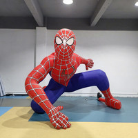 Modèle gonflable publicitaire Spider-Man, personnage de dessin animé, directement de l'usine