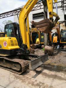 Utilisé deuxième main HYUNDAII R60-7 R60-9 0.15m3 6 tonne mini pelle sur chenilles pour Offre Spéciale à Shanghai - Product Image 2