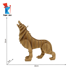 Jouets éducatifs Montessori personnalisés en carton découpé au laser, puzzles en carton pour enfants, personnalisation OEM ODM - Product Image 4
