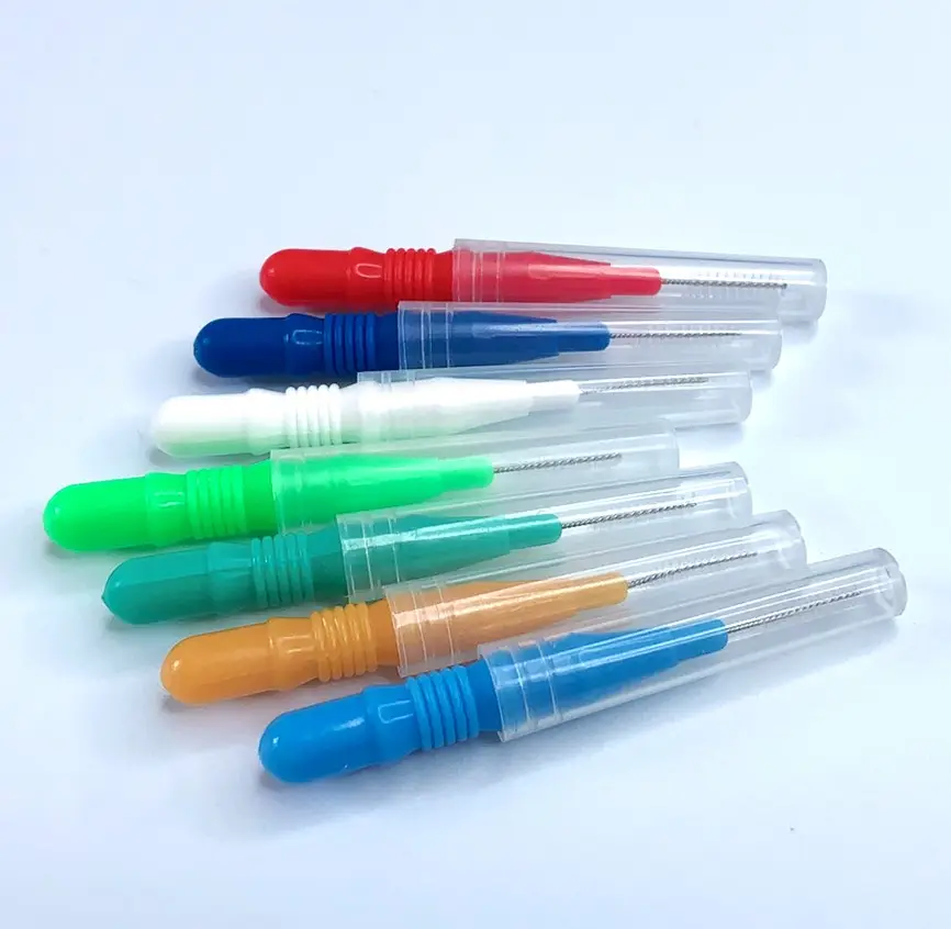 Micro Biodegradable Eco Friendly Pp Plastic Oral Cleaning Interdental Brush