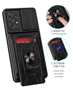 <span class=keywords><strong>Custodia</strong></span> per cavalletto magnetico di design di lusso per Samsung <span class=keywords><strong>A32</strong></span> <span class=keywords><strong>4G</strong></span> <span class=keywords><strong>custodia</strong></span> per telefono con Slot per schede a portafoglio staccabile per Samsung <span class=keywords><strong>A32</strong></span> 5G - Product Image 3