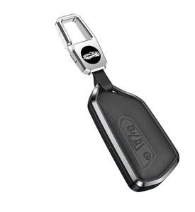 Étui de protection pour clé de voiture en alliage d'aluminium pour <span class=keywords><strong>Volkswagen</strong></span> Golf 8 Lamando Id4x 36 L Crozz T0URAN VW Porte-clés Porte-clés Sac - Product Image 1