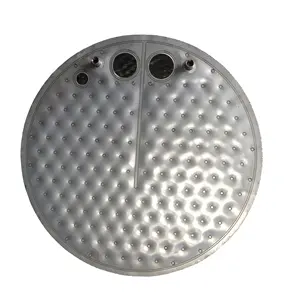 Embossed Design Laser Welding China Pillow Plate Heat Exchanger