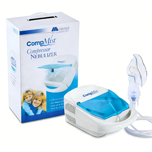 Alat Terapi Pernapasan Portabel Kompresor <span class=keywords><strong>Nebulizer</strong></span> CompMist untuk Penggunaan di Rumah, untuk Asma & Bronkitis - Product Image 1
